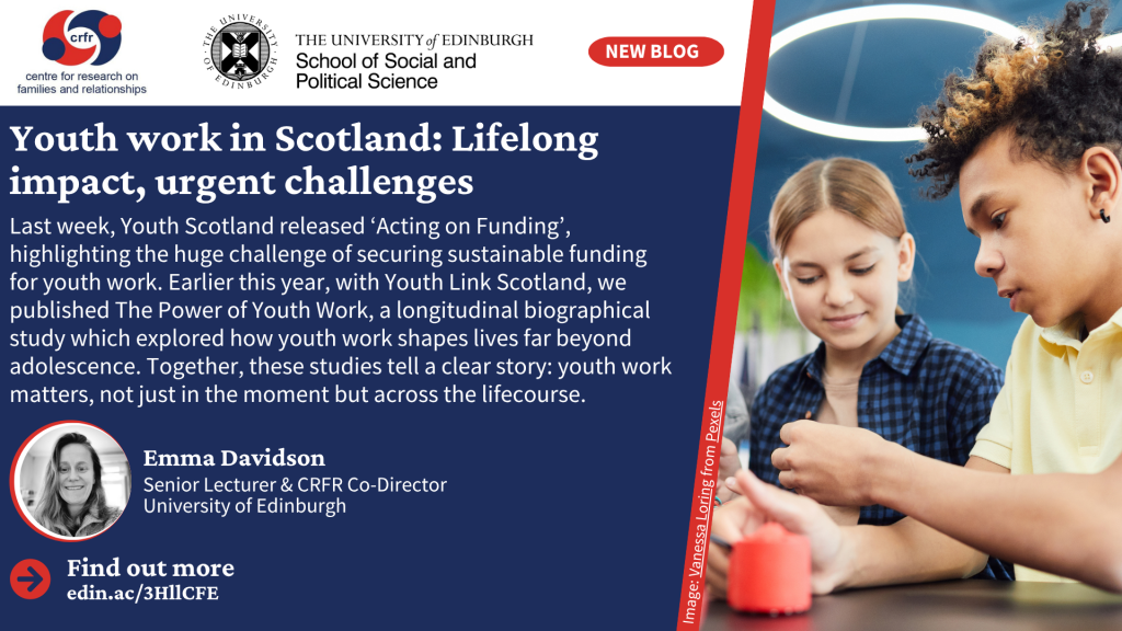 Youth work in Scotland: Lifelong impact, urgent challenges