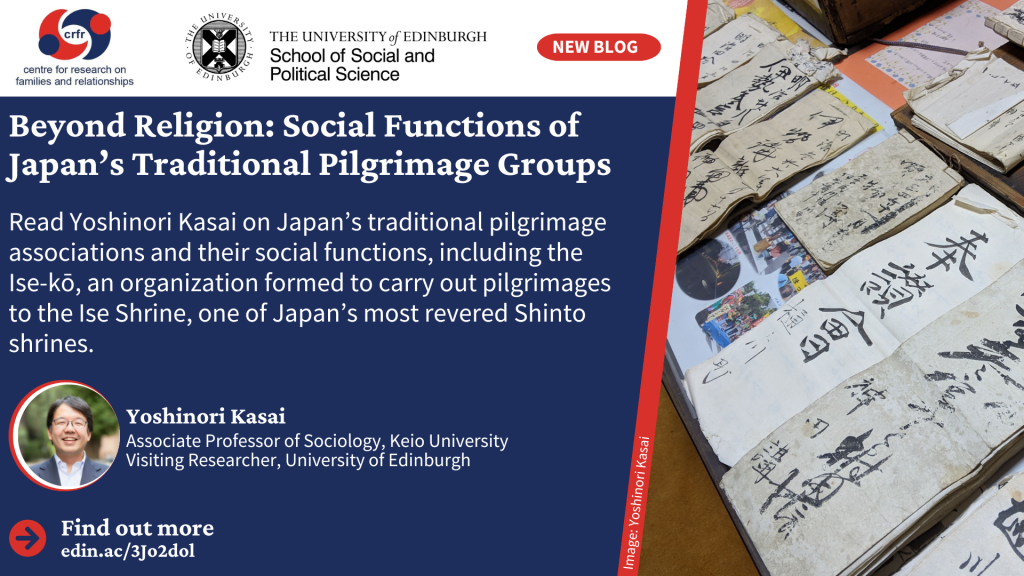 Beyond Religion: Social Functions of Japan’s Traditional Pilgrimage Groups